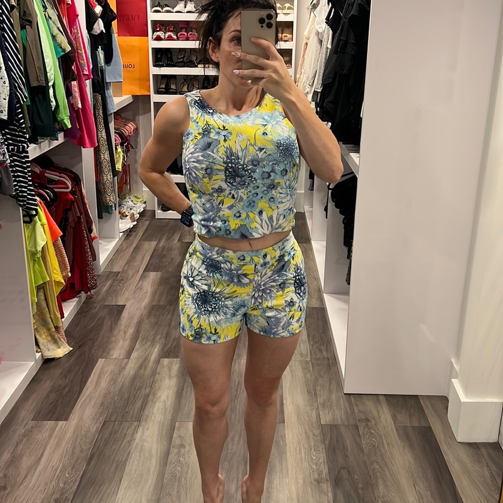 Blue & Yellow Lucy Paris 2-piece set
